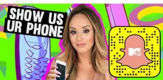 MTV's Show Us Ur Phone, on Snapchat